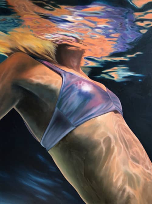 Starfish: Sister IV | Oil And Acrylic Painting in Paintings by Lucy Corwin. Item composed of canvas and synthetic