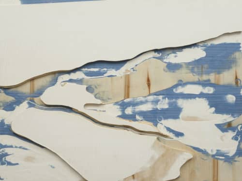 Le souffle de la mer | Wall Sculpture in Wall Hangings by Yechel Gagnon. Item composed of wood & synthetic