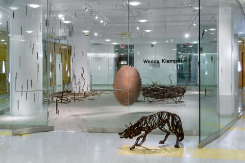 Solo Exhibition | Sculptures by Wendy Klemperer Art Inc | Long Island University Brooklyn in Brooklyn. Item composed of steel