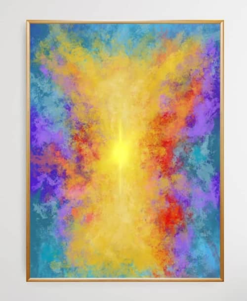 Supernova | Prints by Soulscape Fine Art + Design by Lauren Dickinson. Item made of canvas with paper