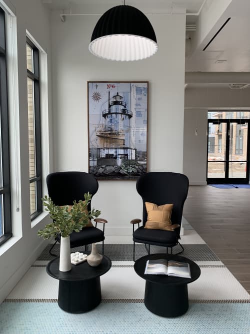 Lighthouse at Northlight | Mixed Media by Stephen Sheffield Photography, Collage & Design | NorthLight in Sleepy Hollow. Item made of paper