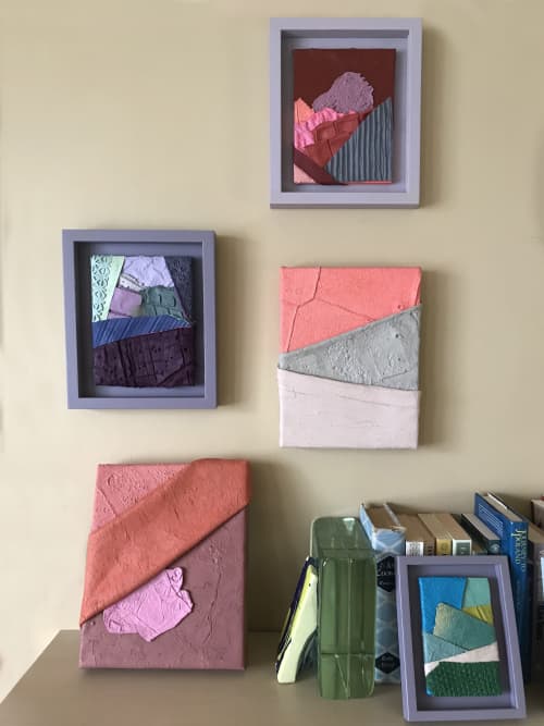 Dissociation 67 (Framed by artist) Textured Acrylic Painting | Oil And Acrylic Painting in Paintings by Helena Parriott. Item compatible with minimalism and contemporary style