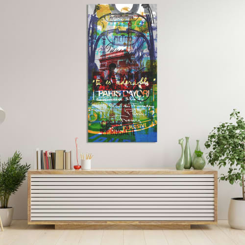PARIS III | Prints by Sven Pfrommer. Item composed of aluminum and glass in urban style