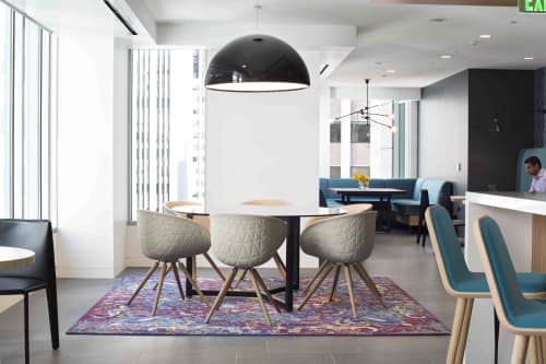 CUSTOM RUG: “Edgy Victorian” for Accounting Office | Area Rug in Rugs by Emma Gardner Design, LLC | KPMG in San Francisco. Item composed of wool