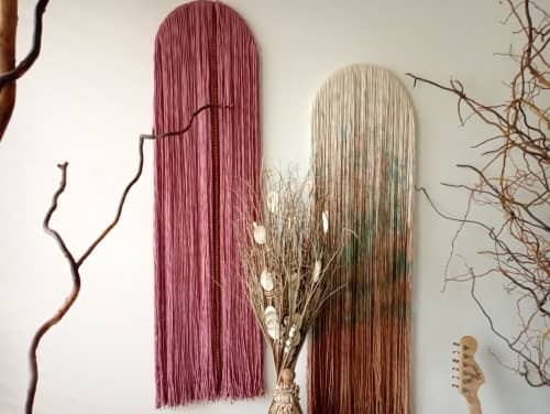 Macrame Wall Décor ,Macrame Wall Art, Fiber Art, Boho Wall | Tapestry in Wall Hangings by Magdyss Home Decor. Item made of fiber works with contemporary & modern style