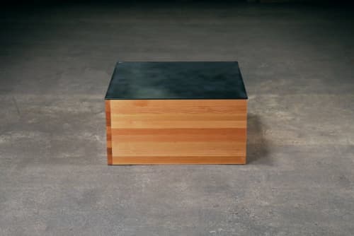 Fir & Steel Coffee Table | Tables by Urban Lumber Co.. Item composed of wood and steel