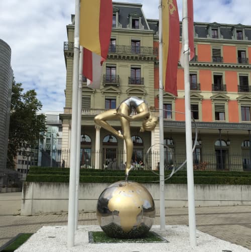 POISE | Public Sculptures by Eleanor Cardozo. Item made of steel
