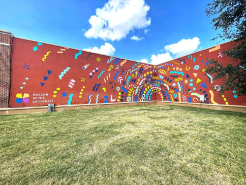 Mural at Museum of the Southwest | Street Murals by Mari Pohlman | Museum of the Southwest in Midland. Item composed of synthetic