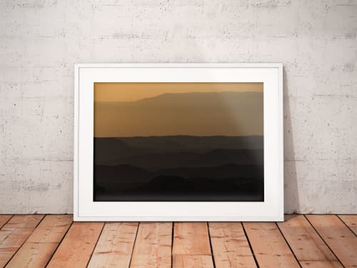 Sunrise over Ramon crater #2 | Limited Edition Print | Photography by Tal Paz-Fridman | Limited Edition Photography. Item made of paper works with contemporary & country & farmhouse style