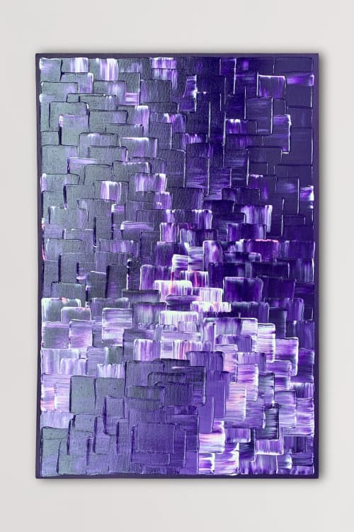 Calmness (SOLD) | Oil And Acrylic Painting in Paintings by Alessia Lu. Item composed of canvas in minimalism or contemporary style