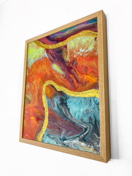 F#%k Boy Two | Oil And Acrylic Painting in Paintings by Taneal Teresa. Item made of canvas with synthetic