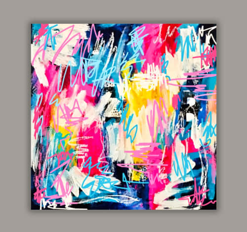 Tropical Flavor | Oil And Acrylic Painting in Paintings by Robin Jorgensen. Item composed of canvas