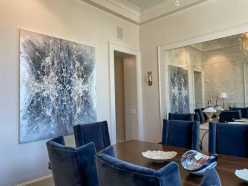 Contemporary Art | Oil And Acrylic Painting in Paintings by Cara Enteles Studio. Item made of canvas