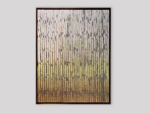 Neon Haze | Tapestry in Wall Hangings by Jessie Bloom Studio. Item made of linen