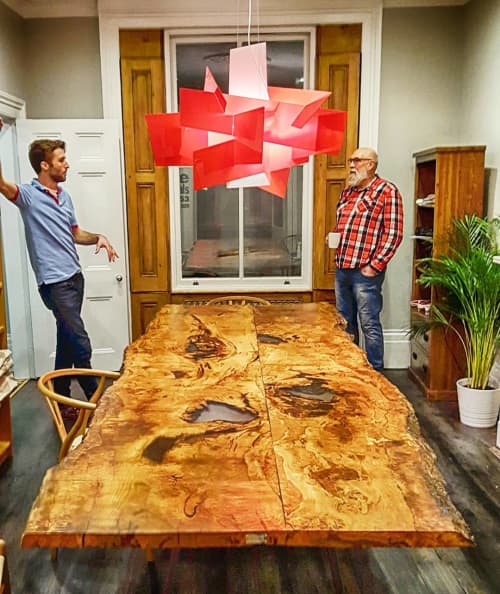 Wild Oak Dining Table | Tables by Handmade in Brighton. Item composed of oak wood