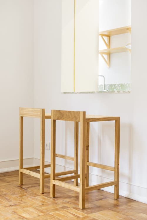 ALTO bar stool | Chairs by Porventura. Item made of wood compatible with contemporary style