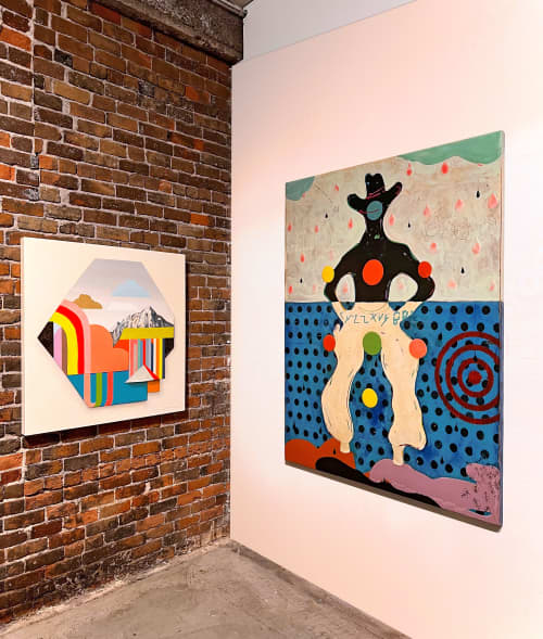 Chaos Theory '23 | Mixed Media in Paintings by John Randall Nelson | Legend City Studios in Phoenix