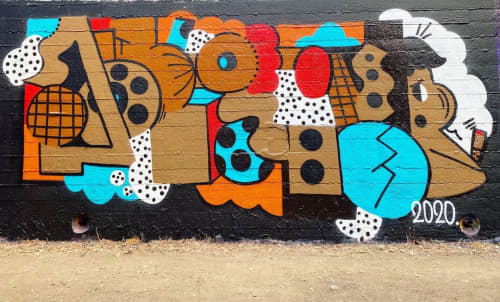 Less Of The Same | Street Murals by Darin. Item composed of synthetic