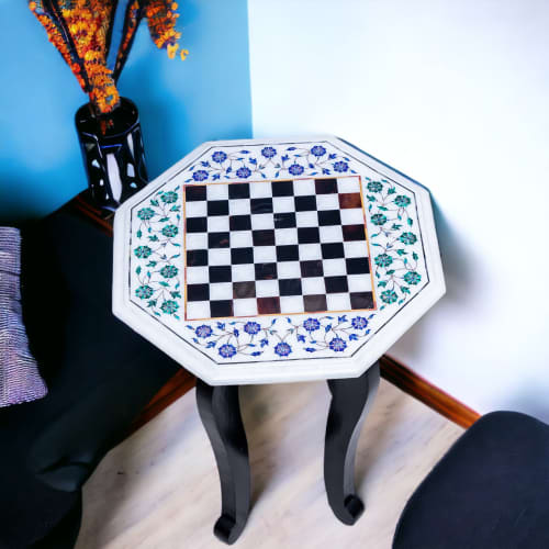 Custom Chess Set and Game Table