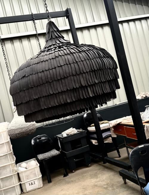 Shaggy Pendant | Pendants by The Handmade Story. Item made of steel with ceramic