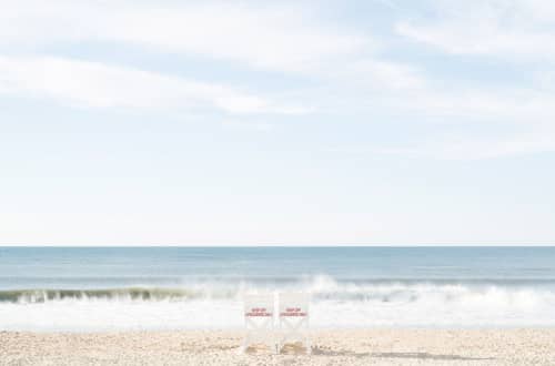 Lifeguard Stands (Montauk, NY) | Photography by Tommy Kwak. Item composed of paper in minimalism style