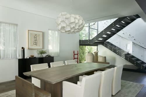 Live Edge Dining Table | Tables by Alabama Sawyer. Item made of oak wood