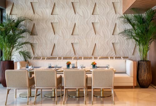 Vello | Paneling in Wall Treatments by Lithos Design | The St. Regis Dubai, The Palm in Dubai. Item made of marble