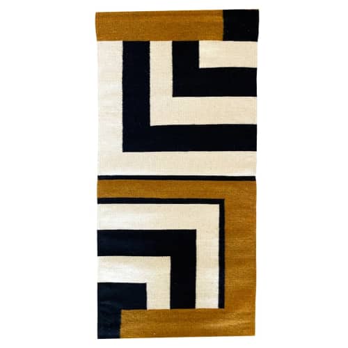 Pyramid Runner Rug Medium | Small Rug in Rugs by Selva Studio. Item made of fabric