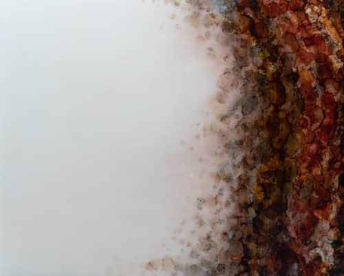 'AUTUMN' - Luxury Epoxy Resin Abstract Artwork | Oil And Acrylic Painting in Paintings by Christina Twomey Art + Design. Item composed of synthetic