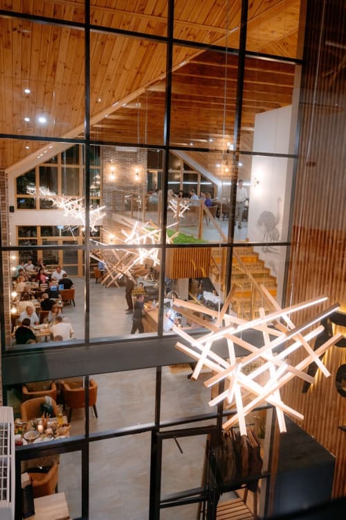 Diamond chandelier | Chandeliers by Next Level Lighting. Item made of wood