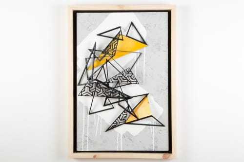 Adrift 4 | Wall Sculpture in Wall Hangings by Strider Patton. Item composed of birch wood and synthetic