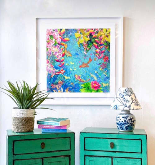 'Flow' Limited Edition Lithograph | Prints by Mishell Leong. Item composed of paper