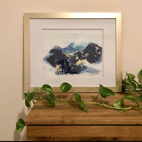 Misty Mountain II | Prints by Melissa Critchlow. Item made of paper