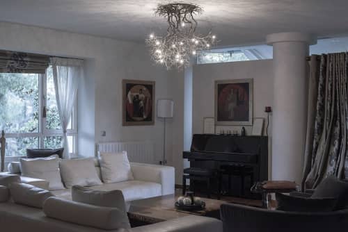 Roots Large | Chandeliers by F+M FOS - Anna Maria Fragiskos Bitros. Item made of copper compatible with modern style