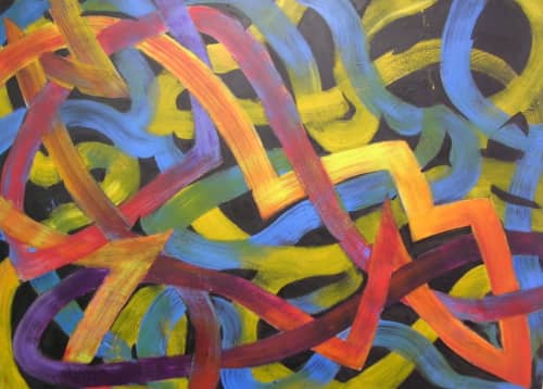 Paintings for Gotham West, NYC | Oil And Acrylic Painting in Paintings by Fred Bendheim | Gotham West in New York. Item made of canvas with synthetic