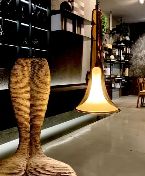 Ama Light Pendant | Pendants by RUBERTELLI DESIGN | London in London. Item composed of glass