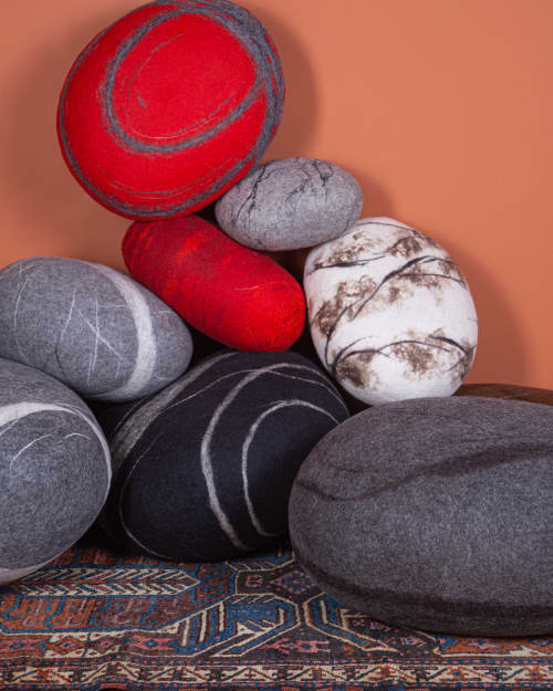 Red Mars - NEW | Benches & Ottomans by KATSU | Katsu Studio in Saint Petersburg. Item composed of cotton in minimalism or art deco style