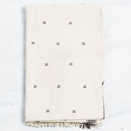 Amro Handloom Throw | Linens & Bedding by Studio Variously. Item composed of cotton