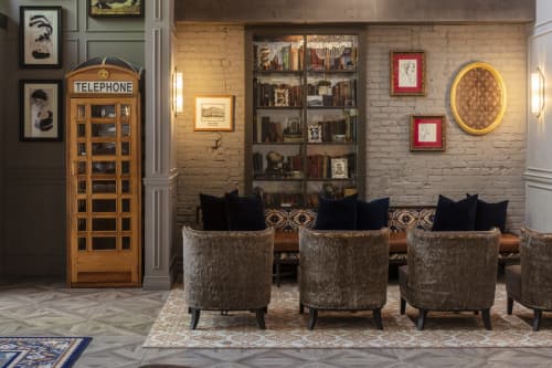 Framed Beaver Pelt | Mixed Media by Cassandra Smith | Hotel Maxwell Anderson in Glenwood Springs. Item in contemporary or country & farmhouse style