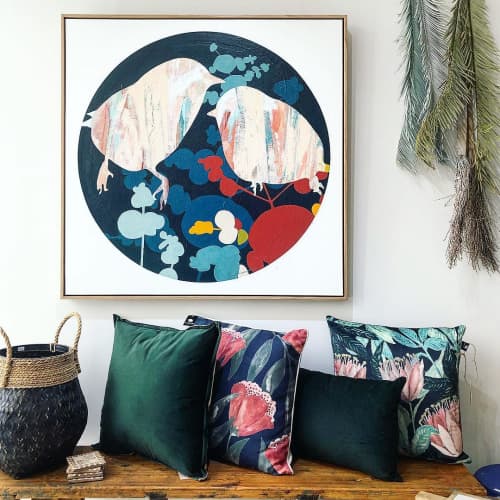 Birds Art Piece | Paintings by Stephanie Laine Art | Art and Abode Melbourne in Chirnside Park