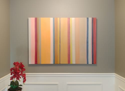 "Thirty-Something II" | Oil And Acrylic Painting in Paintings by Matthew Mahler. Item composed of canvas and synthetic