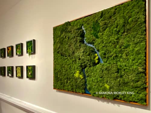 Preserve The Amazon - Just Breathe | Wall Sculpture in Wall Hangings by Mona King. Item in contemporary or mediterranean style