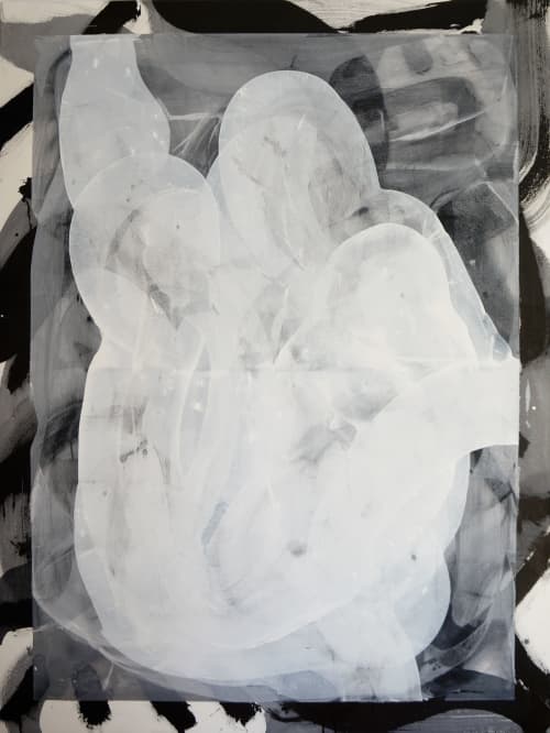 Untitled | Oil And Acrylic Painting in Paintings by Chaewon Kim | Toronto in Toronto. Item made of canvas with synthetic
