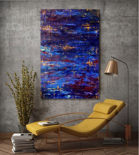 Reflections | Oil And Acrylic Painting in Paintings by Elena Parau