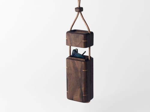 009_mei - handcrafted case for glasses | Decorative Box in Decorative Objects by CHICHOIMAO. Item made of walnut compatible with contemporary and japandi style