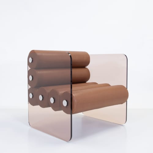 Fauteuil MW01 | Armchair in Chairs by KUUMO Design. Item composed of fabric and steel in boho or contemporary style