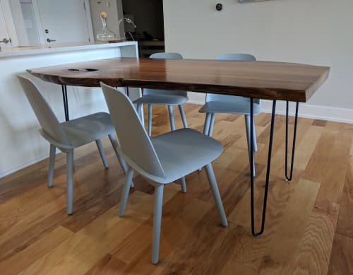 Redwood Slab Dining Table | Tables by Raleigh Slabs. Item made of wood