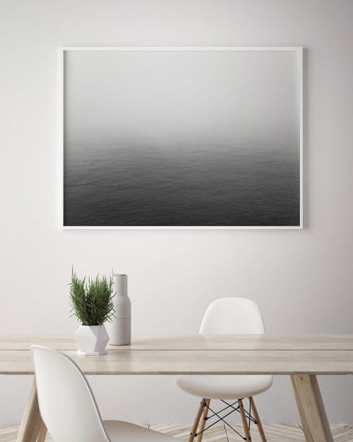 Fog (Faroe Islands) | Photography by Tommy Kwak. Item made of paper works with minimalism style