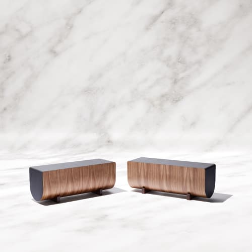 Bench CATERPILLAR | Benches & Ottomans by HACHI COLLECTIONS. Item made of walnut with leather