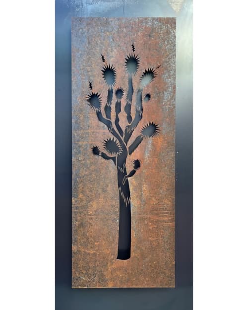 Joshua Tree | Sculptures by The Oxide Studio. Item made of steel works with minimalism & mid century modern style